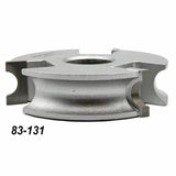 Carbide-tipped molding cutter head for woodworking, part number 83-131, on white background.