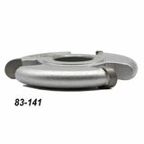 Carbide-tipped woodworking shaper cutter with part number 83-141, on white background.