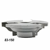 Carbide-tipped woodworking shaper cutter head, model 83-150, for precision joinery