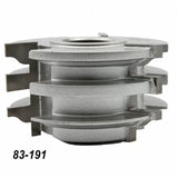 Stacked dado blade cutter head for woodworking, model 83-191, on white background