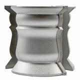 Steel crown molding shaper cutter head for woodworking with detailed profile edges