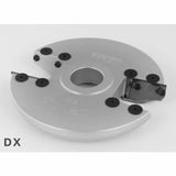 Precision woodworking cutter head with carbide inserts for routing and shaping wood