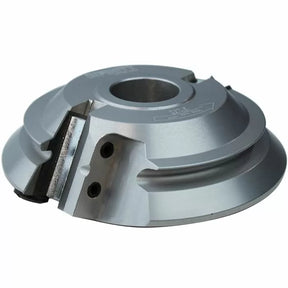 Aluminum woodworking shaper cutter head with carbide inserts for precision cutting