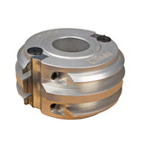 aluminum woodworking shaper cutter head with carbide inserts for precision cutting