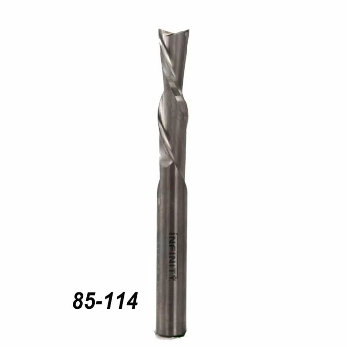 Straight flute solid carbide router bit single flute for woodworking, product number 85-114