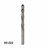 Spiral woodworking drill bit with stop collar, product number 85-222, on white background
