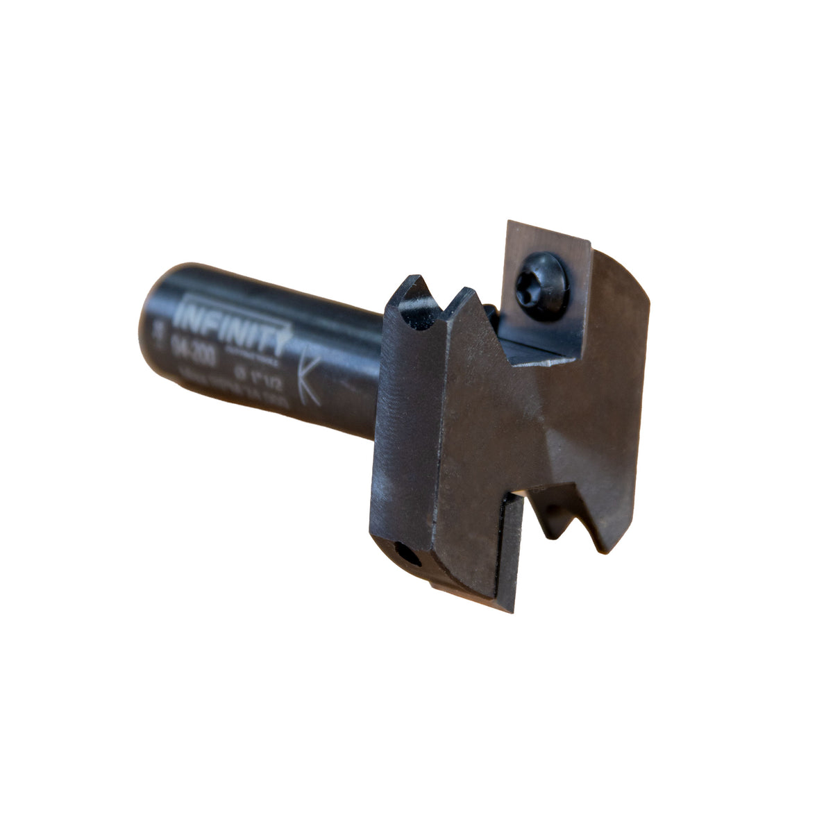 Infinity Tools Insert-Pro Mini Spoilboard Surfacing and Rabbeting Router Bit, 1-1/2" D and 15/32" CH, 1/2" Shank