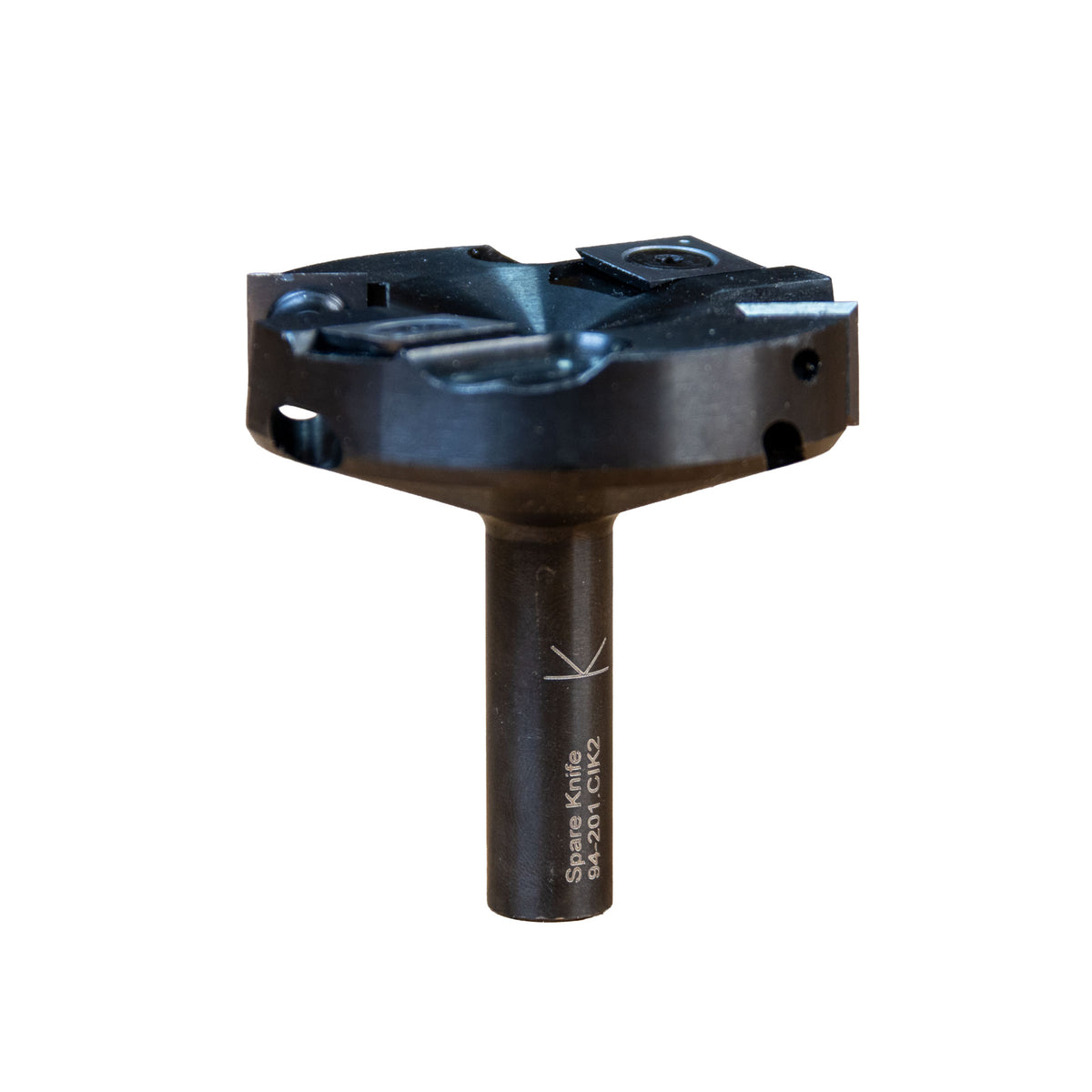 Infinity Tools Insert-Pro Spoilboard Surfacing and Rabbeting 2+2 Design Fly Cutter,  2-1/2" D x 1/2" CH, 1/2" Shank