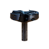 Infinity Tools Insert-Pro Spoilboard Surfacing and Rabbeting 2+2 Design Fly Cutter,  2-1/2" D x 1/2" CH, 1/2" Shank
