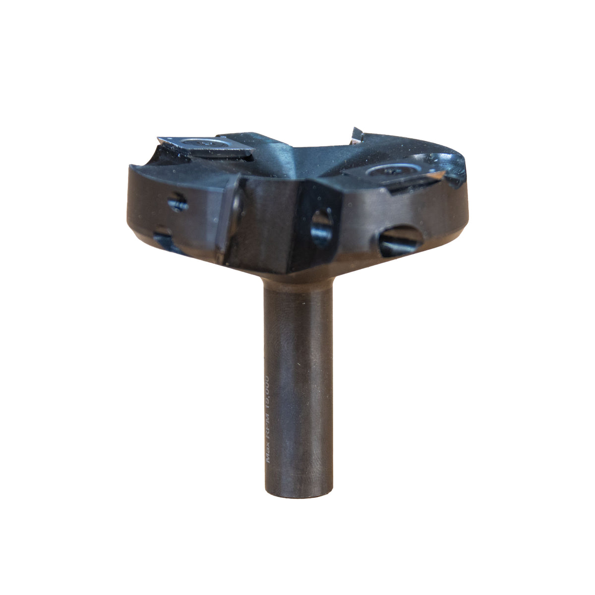 Infinity Tools Insert-Pro Spoilboard Surfacing and Rabbeting 2+2 Design Fly Cutter,  2-1/2" D x 1/2" CH, 1/2" Shank