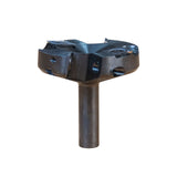 Infinity Tools Insert-Pro Spoilboard Surfacing and Rabbeting 2+2 Design Fly Cutter,  2-1/2" D x 1/2" CH, 1/2" Shank