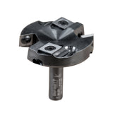 Infinity Tools Insert-Pro Spoilboard Surfacing and Rabbeting 2+2 Design Fly Cutter,  2-1/2" D x 1/2" CH, 1/2" Shank