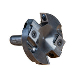 Infinity Tools Insert-Pro Spoilboard Surfacing and Rabbeting 2+2 Design Fly Cutter,  2-1/2" D x 1/2" CH, 1/2" Shank