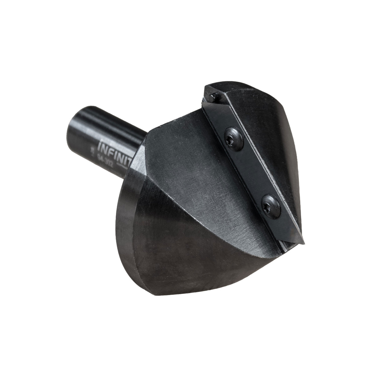 Insert Pro V-Groove 90 Deg x 3" D x 1-1/2" CH x 3/4" Shank,  Single Flute