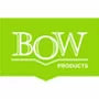 Bow Products logo on green background, woodworking tools supplier