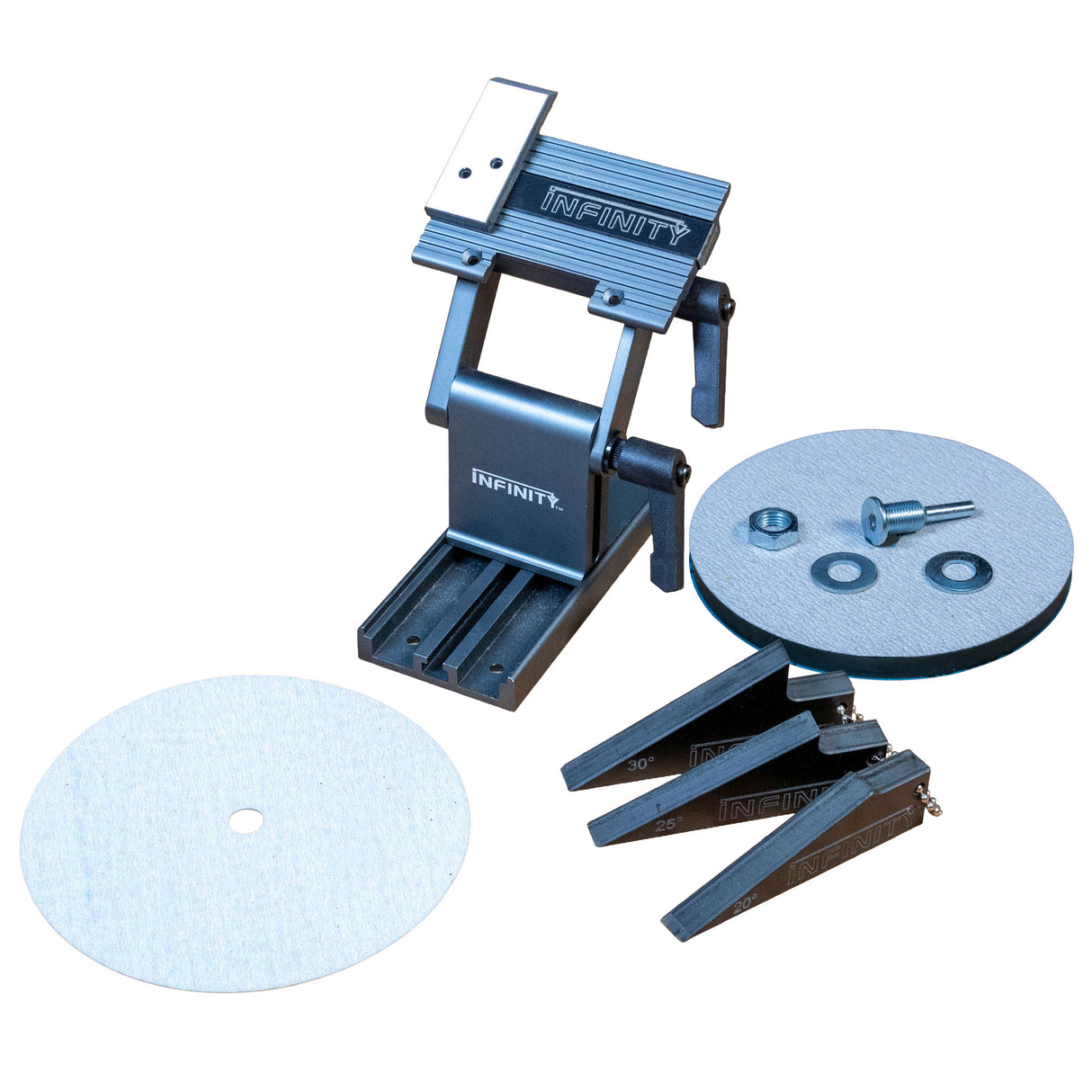 Infinity Tools Drill Press Sharpening Station