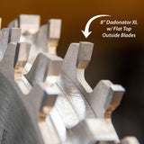 Infinity Tools Flat Top Joinery Blades for Dadonator XL, SDB-825
