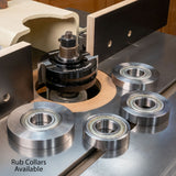 Metalworking tool with bearings and 'insert-pro' branding on a metal surface.