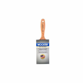 Wooster white china bristle paint brush with wooden handle, woodworking tool product photo