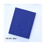 Blue 150 grit sanding sponge for woodworking and surface preparation