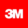 3M logo in bold white text on a solid red background
