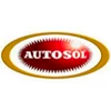 AUTOSOL logo with saw blade graphic and gold oval border