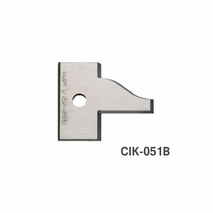 Carbide woodworking insert knife CIK-051B, precision-ground metal replacement part