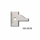 Carbide woodworking insert knife CIK-051B, precision-ground metal replacement part