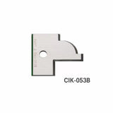 Replacement woodworking insert knife CIK-053B with precision cutting edge