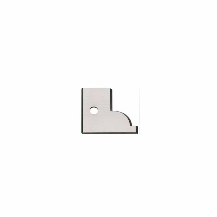 Profiled steel woodworking shaper cutter insert for precision joinery