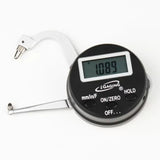 Digital thickness gauge with LCD display for precise woodworking measurements