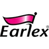 Earlex logo with pink flag graphic on white background