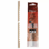 Pegas scroll saw blade for hardwoods, shown next to its packaging for woodworking tools