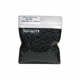 Bag of 1/4 inch space balls for woodworking panel doors, 1000 pack, black beads.