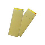 Set of two rectangular yellow diamond sharpening stones for woodworking tools