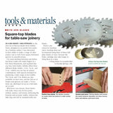Infinity flat-top saw blades for table saws, ideal for joinery and precise woodworking cuts.
