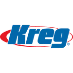 Blue Kreg logo with red oval, associated with woodworking tools and accessories