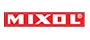 MIXOL logo with bold white text on a red background