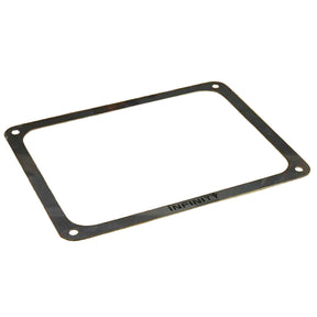Rectangular steel router table insert ring with mounting holes, woodworking accessory